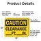 Signmission Clearance _Ft._In., 18 in W x Rectangle, Aluminum OS-2PACK-CS-A-1218-L-19126 - alternate 7